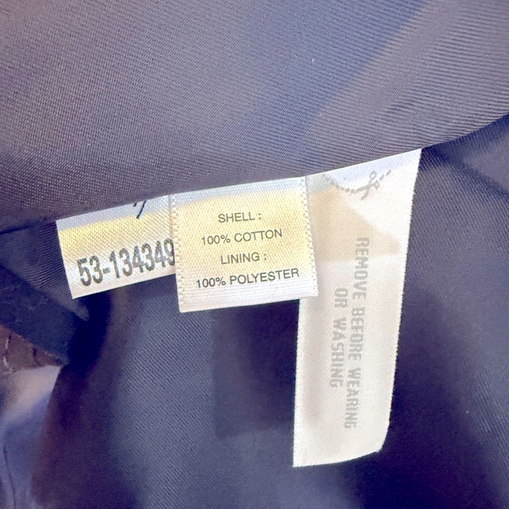 Navy trench by Ann Taylor, size small - Picture 7 of 8